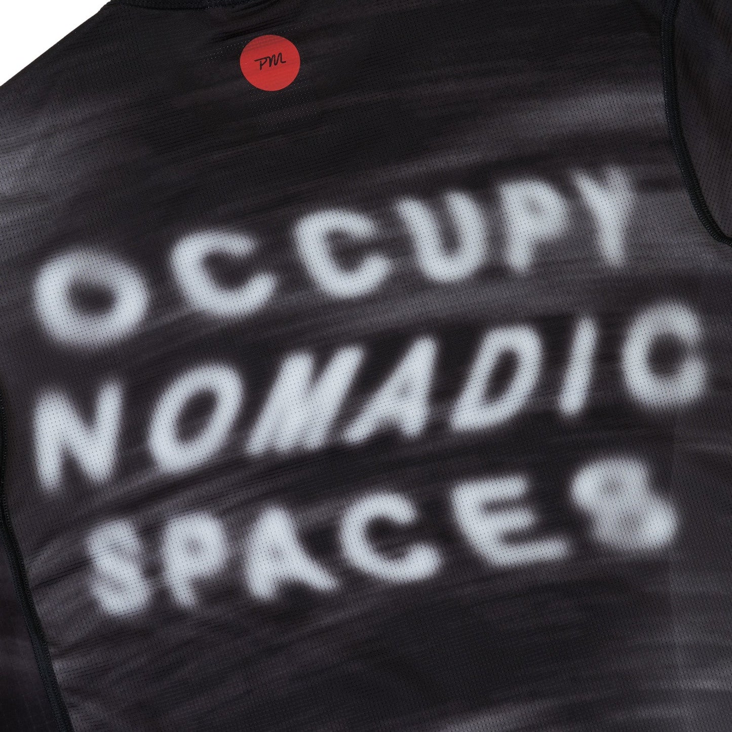 Nomadic Tech Long Sleeve T Shirt - Black Blur