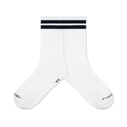Core Sock - White Black