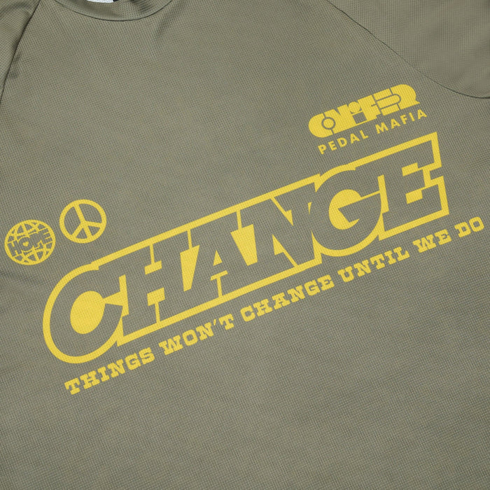 Artist Series Long Sleeve Tech T Shirt - OC Change Green